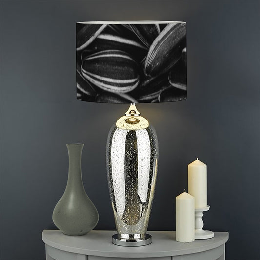 Sunflower Seeds Print Drum Lamp Shade