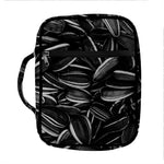 Sunflower Seeds Print Front Pocket Bible Bag