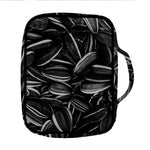 Sunflower Seeds Print Front Pocket Bible Bag