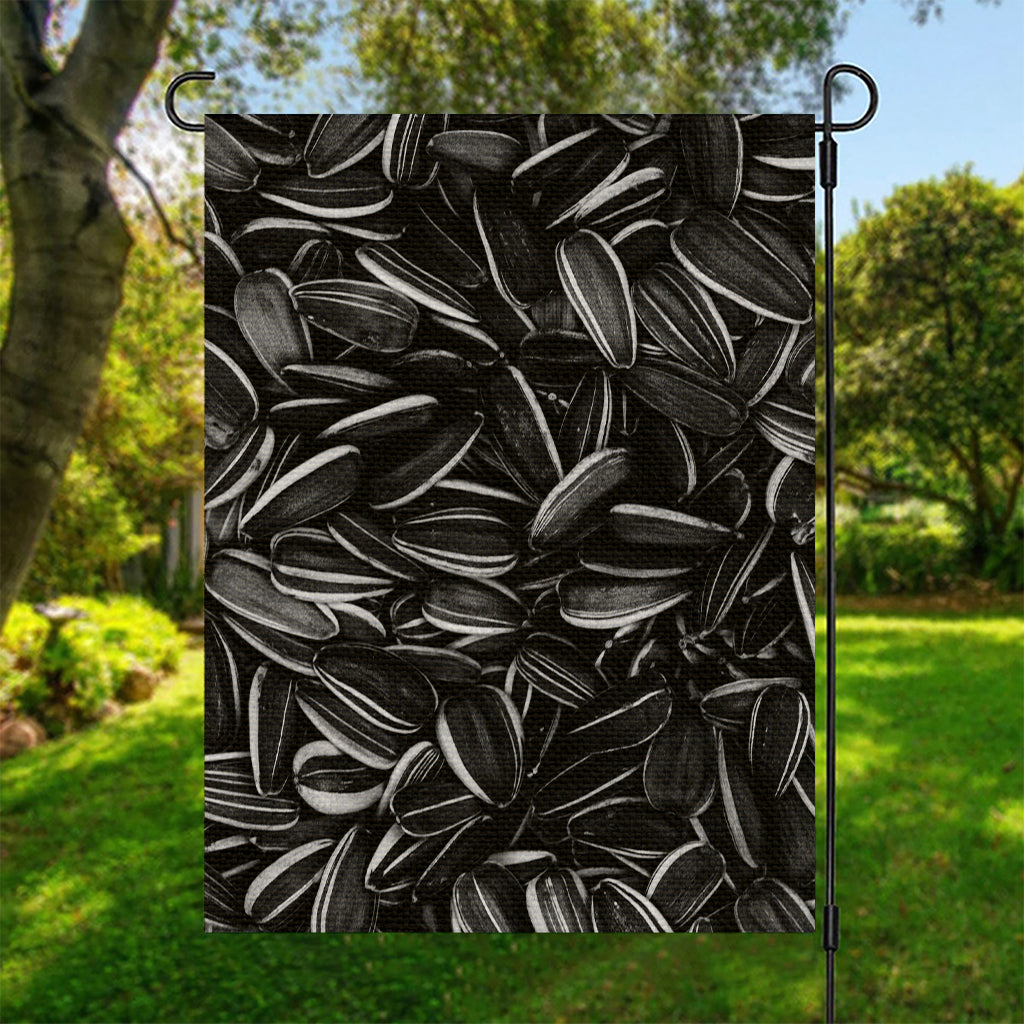 Sunflower Seeds Print Garden Flag