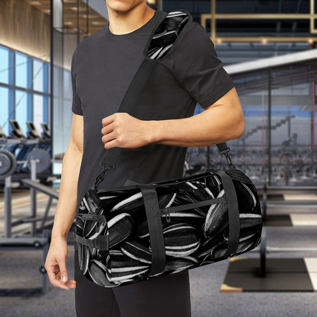 Sunflower Seeds Print Gym Bag