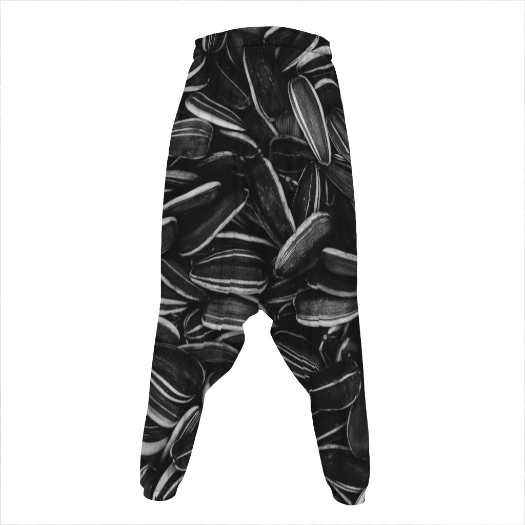 Sunflower Seeds Print Hammer Pants