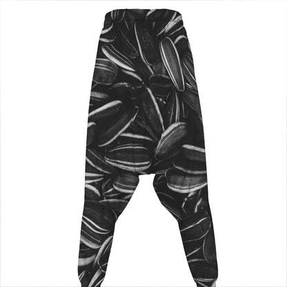 Sunflower Seeds Print Hammer Pants