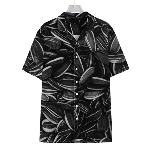 Sunflower Seeds Print Hawaiian Shirt
