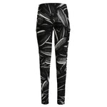 Sunflower Seeds Print High-Waisted Pocket Leggings