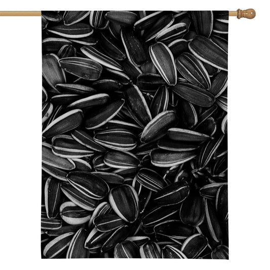 Sunflower Seeds Print House Flag