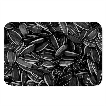 Sunflower Seeds Print Indoor Door Mat