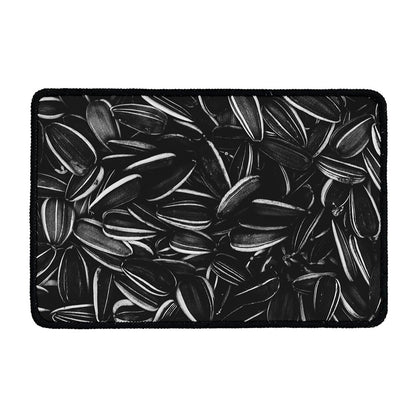 Sunflower Seeds Print Kitchen Mat