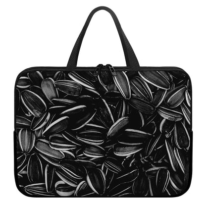 Sunflower Seeds Print Laptop Sleeve With Handle
