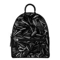 Sunflower Seeds Print Leather Backpack