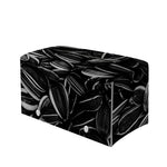 Sunflower Seeds Print Leather Tissue Box Cover