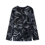 Sunflower Seeds Print Long Sleeve Short Coat
