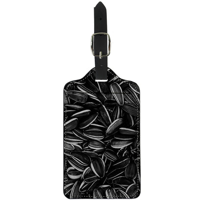 Sunflower Seeds Print Luggage Tag