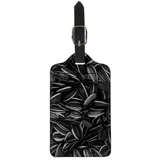 Sunflower Seeds Print Luggage Tag