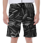 Sunflower Seeds Print Men's Beach Shorts