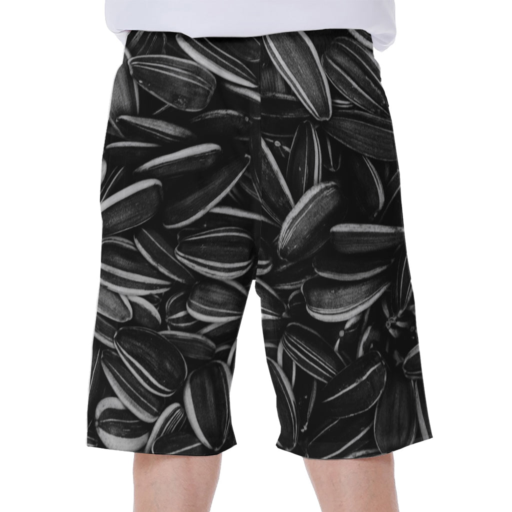 Sunflower Seeds Print Men's Beach Shorts