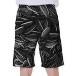 Sunflower Seeds Print Men's Beach Shorts