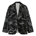 Sunflower Seeds Print Men's Blazer