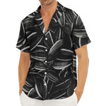 Sunflower Seeds Print Men's Deep V-Neck Shirt
