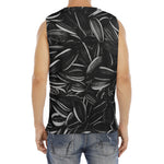 Sunflower Seeds Print Men's Fitness Tank Top