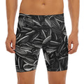 Sunflower Seeds Print Men's Long Boxer Briefs