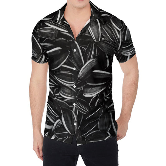Sunflower Seeds Print Men's Shirt