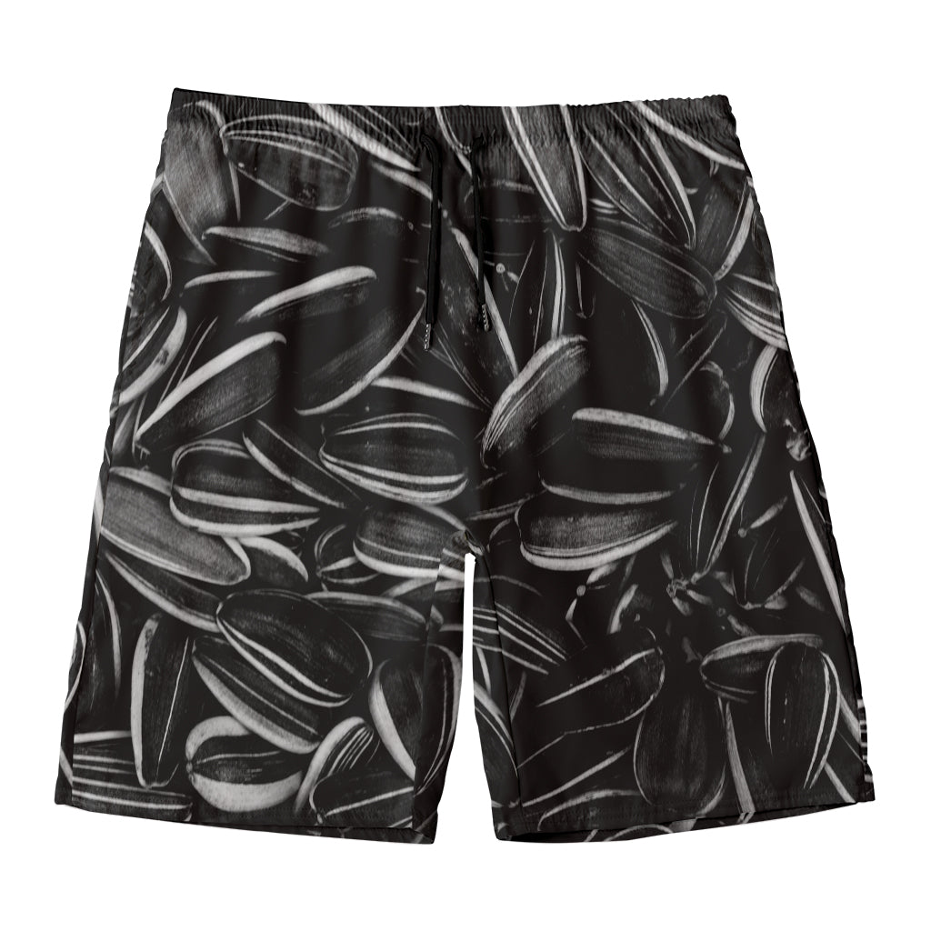 Sunflower Seeds Print Men's Swim Trunks