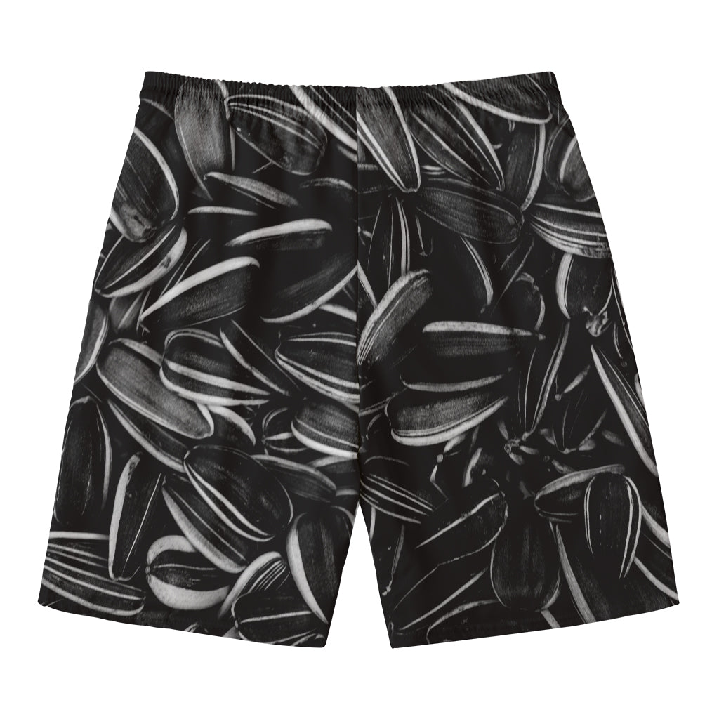 Sunflower Seeds Print Men's Swim Trunks