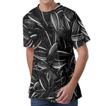 Sunflower Seeds Print Men's Velvet T-Shirt
