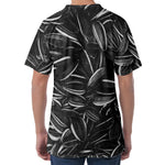 Sunflower Seeds Print Men's Velvet T-Shirt