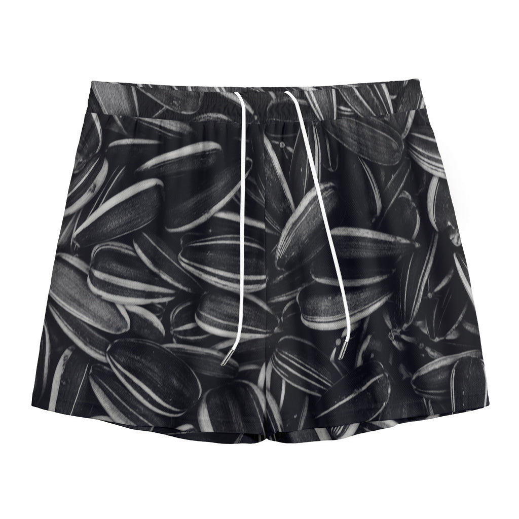 Sunflower Seeds Print Mesh Shorts