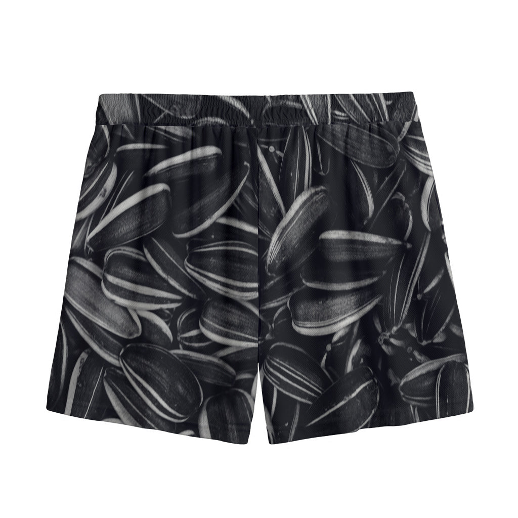 Sunflower Seeds Print Mesh Shorts