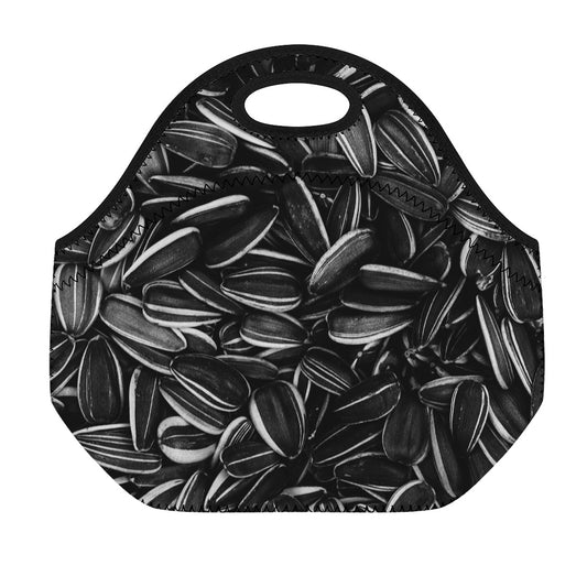 Sunflower Seeds Print Neoprene Lunch Bag