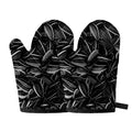 Sunflower Seeds Print Oven Mitts