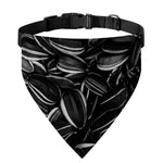 Sunflower Seeds Print Over The Collar Dog Bandana