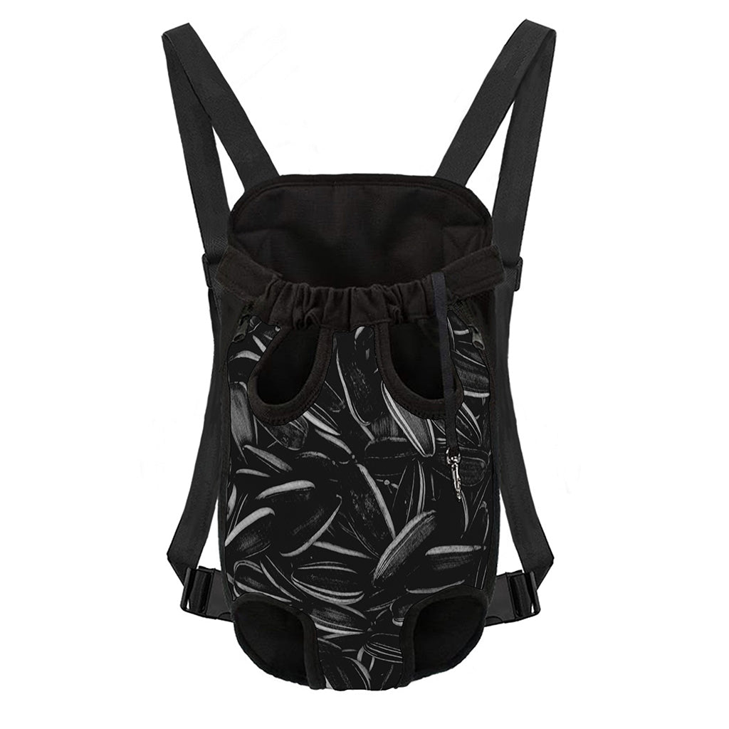 Sunflower Seeds Print Pet Carrier Backpack
