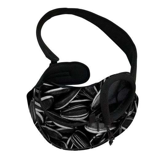 Sunflower Seeds Print Pet Sling Carrier