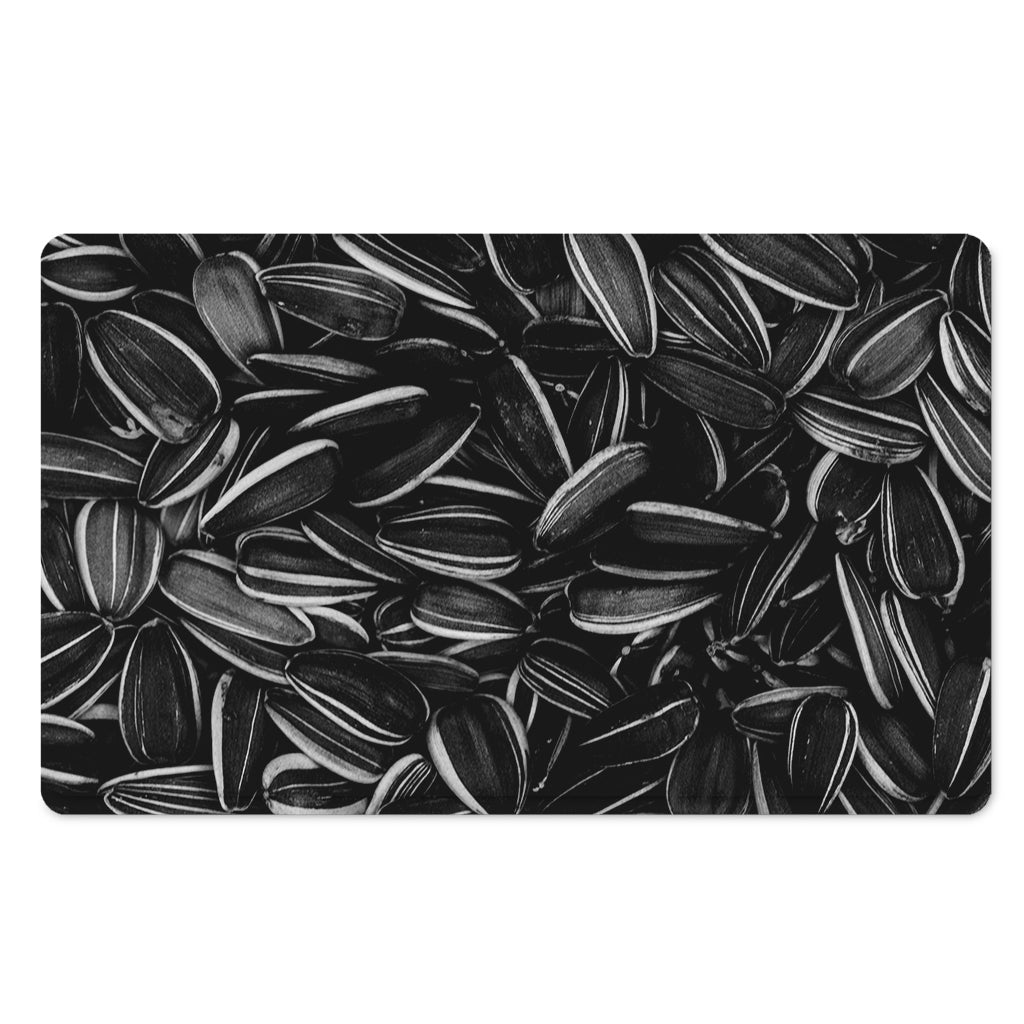 Sunflower Seeds Print Polyester Doormat