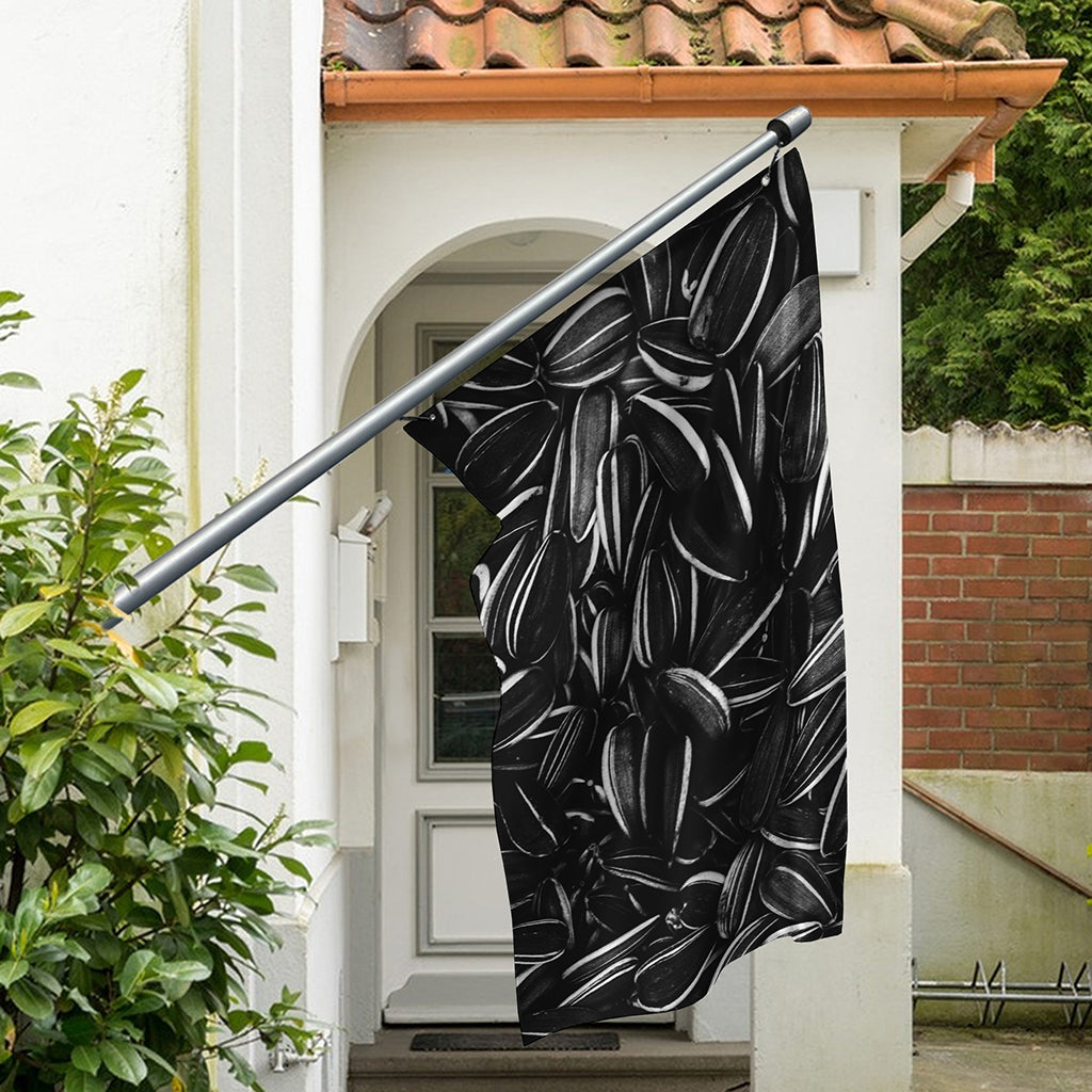 Sunflower Seeds Print Polyester Flag
