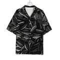 Sunflower Seeds Print Rayon Hawaiian Shirt