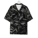 Sunflower Seeds Print Rayon Hawaiian Shirt