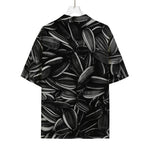 Sunflower Seeds Print Rayon Hawaiian Shirt