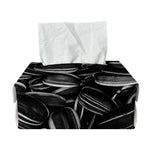 Sunflower Seeds Print Rectangle Tissue Box Cover