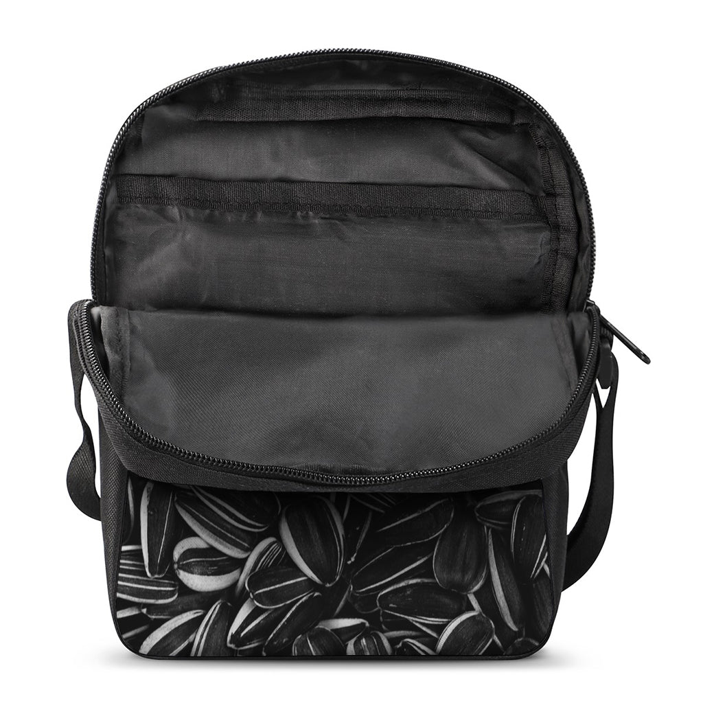 Sunflower Seeds Print Rectangular Crossbody Bag