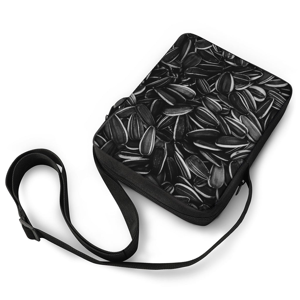 Sunflower Seeds Print Rectangular Crossbody Bag