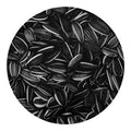 Sunflower Seeds Print Round Blanket