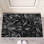 Sunflower Seeds Print Rubber Doormat