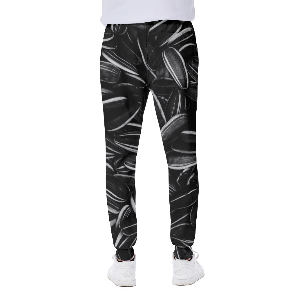 Sunflower Seeds Print Scuba Joggers