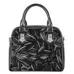 Sunflower Seeds Print Shoulder Handbag