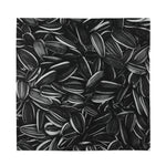 Sunflower Seeds Print Silk Bandana